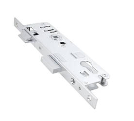 Замок металопластикових дверей VORNE одноточковий (короткий) 35/92/240 з фалевою клямкою V.7322.0103