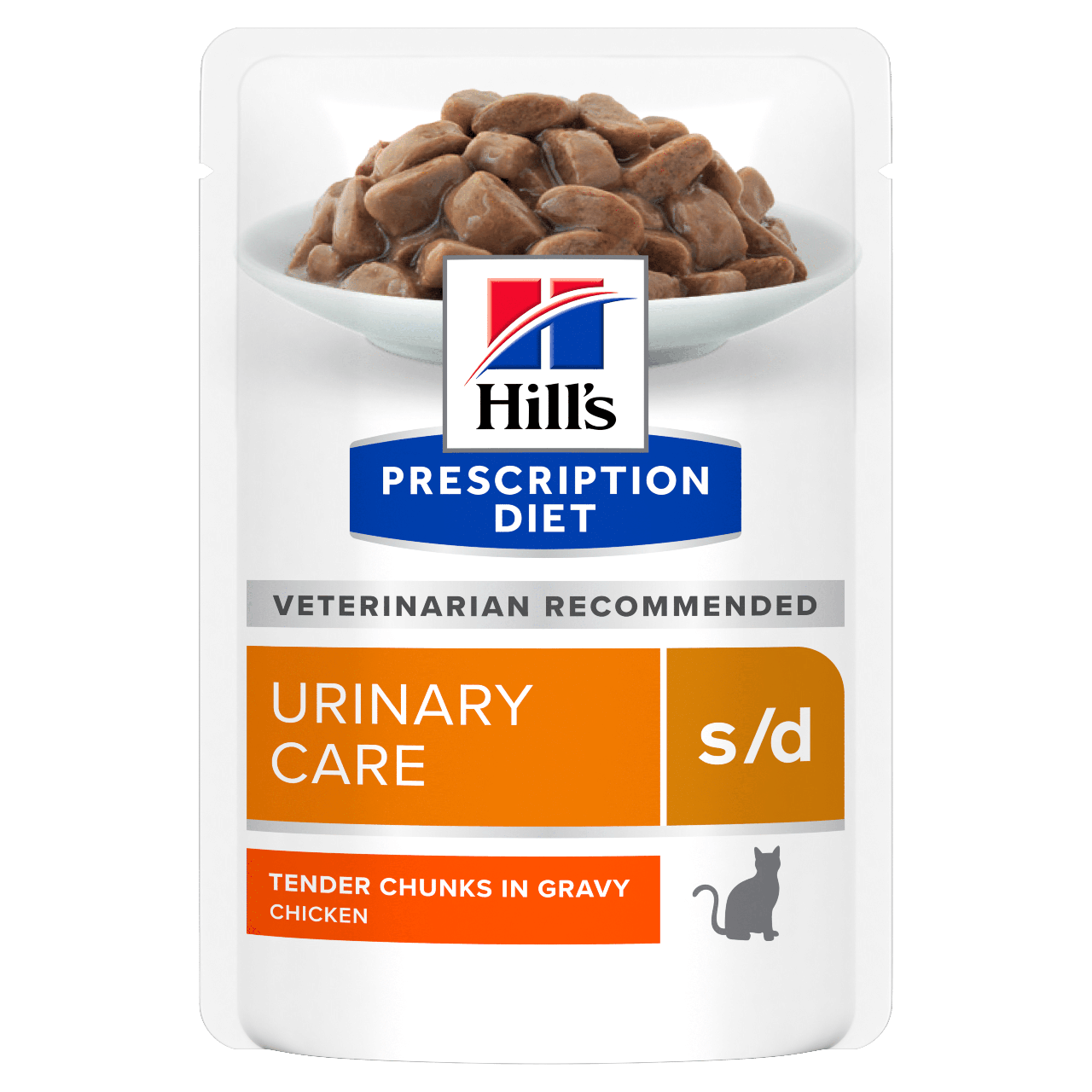 Вологий корм Hill's PRESCRIPTION DIET для кішок для догляду за сечовивідною системою, з куркою, 85г 12шт