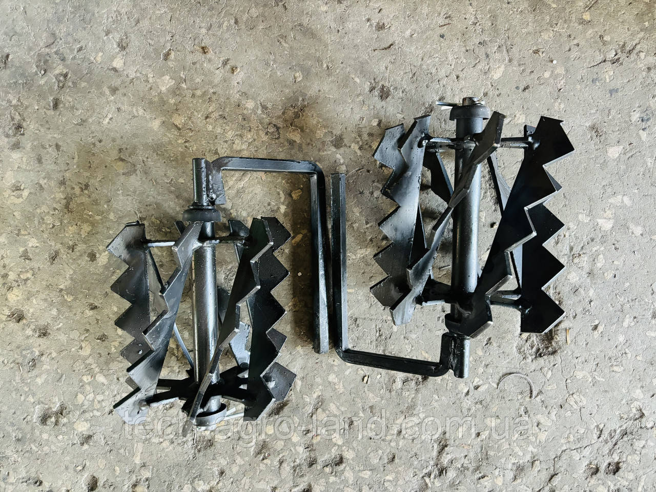 Катки зубчасті на міжрядний культиватор для прополювання рослин