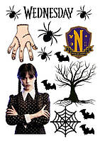 Вафельна картинка "Венсдей/Wednesday" No3