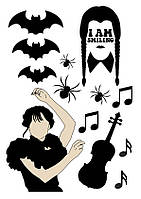 Вафельна картинка "Венсдей/Wednesday" No5