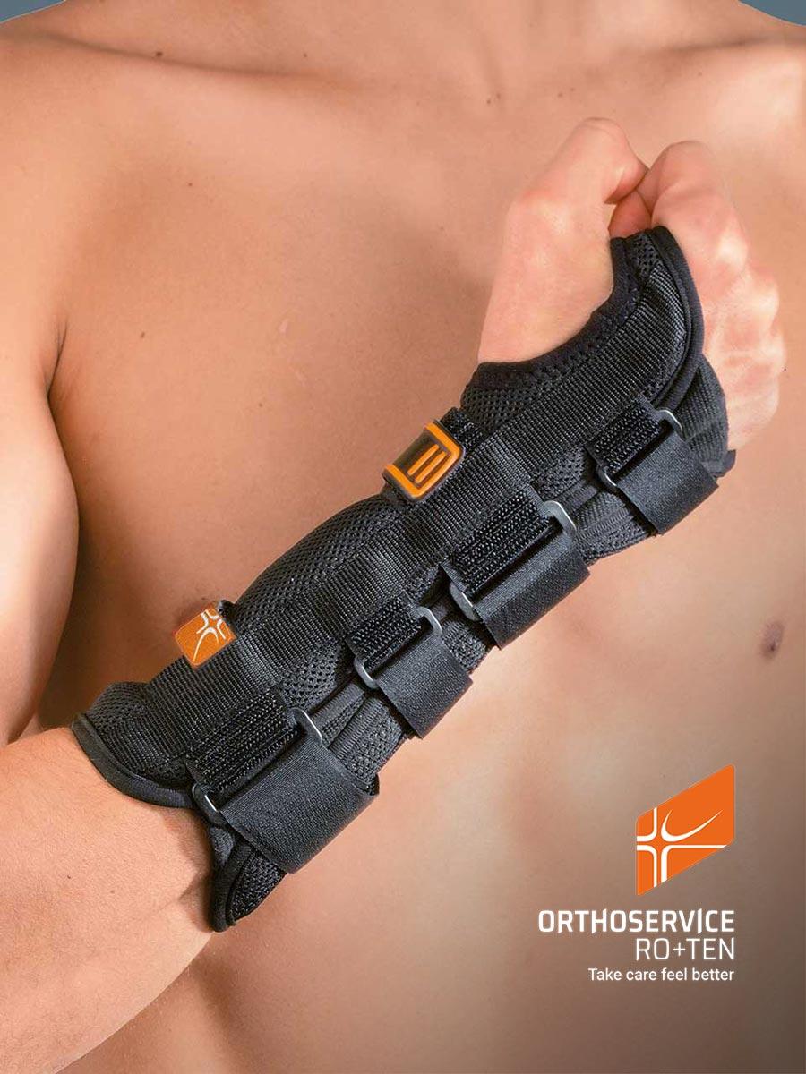 Ортез на промені-зап'ястковий суглоб, відкритий PolFIT 21, MP1121, Orthoservice (Швейцарія) (чорний, M, фото 1