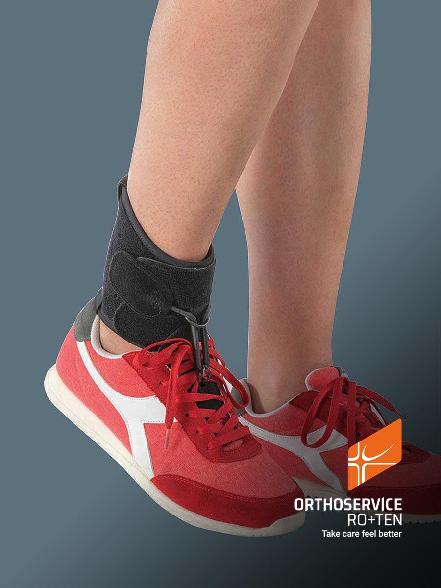 Фіксатор при падаючій стопі Affix, M20050, Orthoservice (Швейцарія) (чорний, L), фото 1