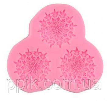 Силіконовий молд "Сніжинки"