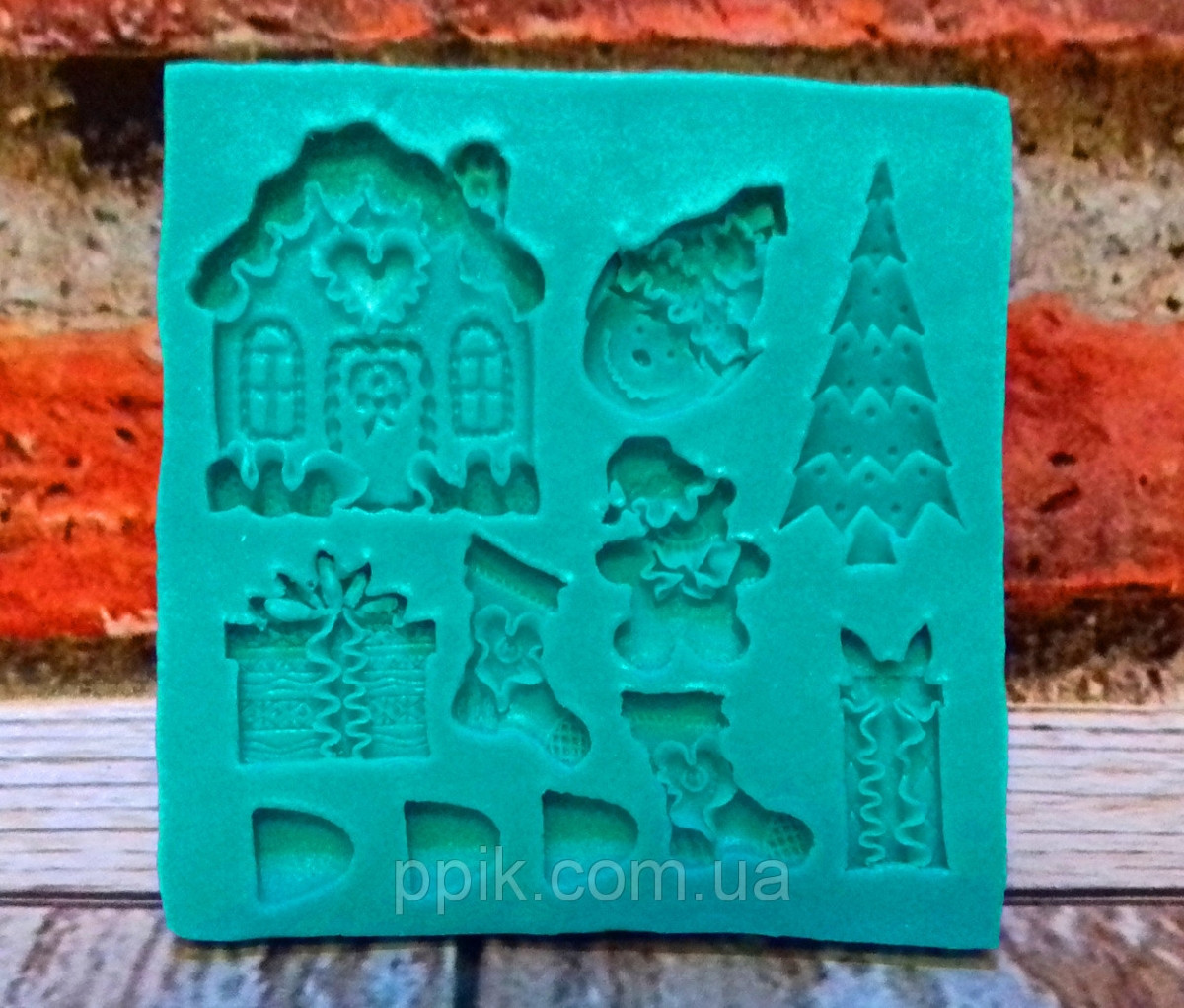 Силиконовый молд Новогодний Набор 5