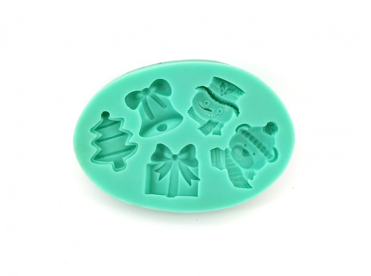 Молд силіконовий Новорічний, фото 1