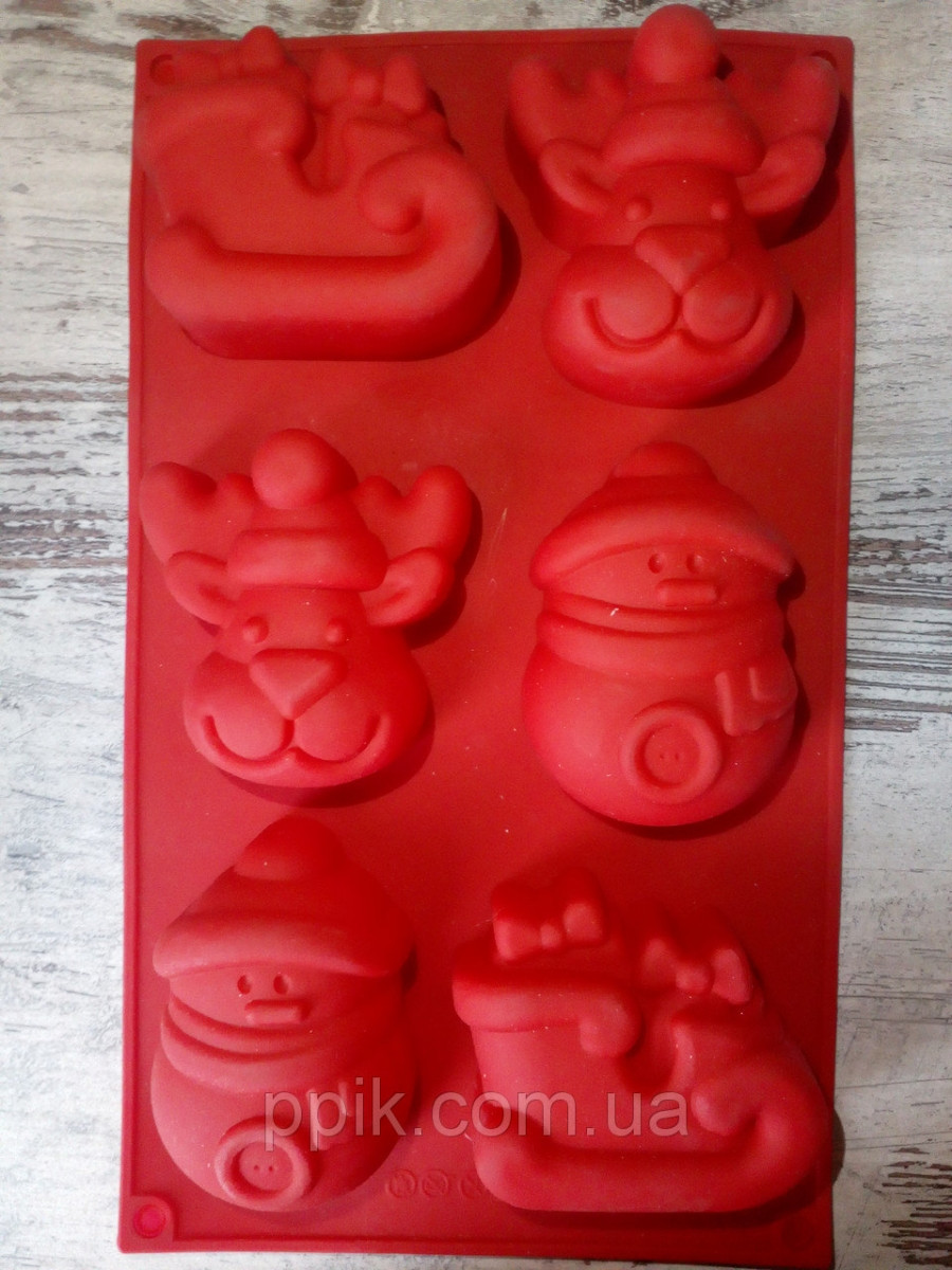 Форма силіконова Новорічна, фото 1