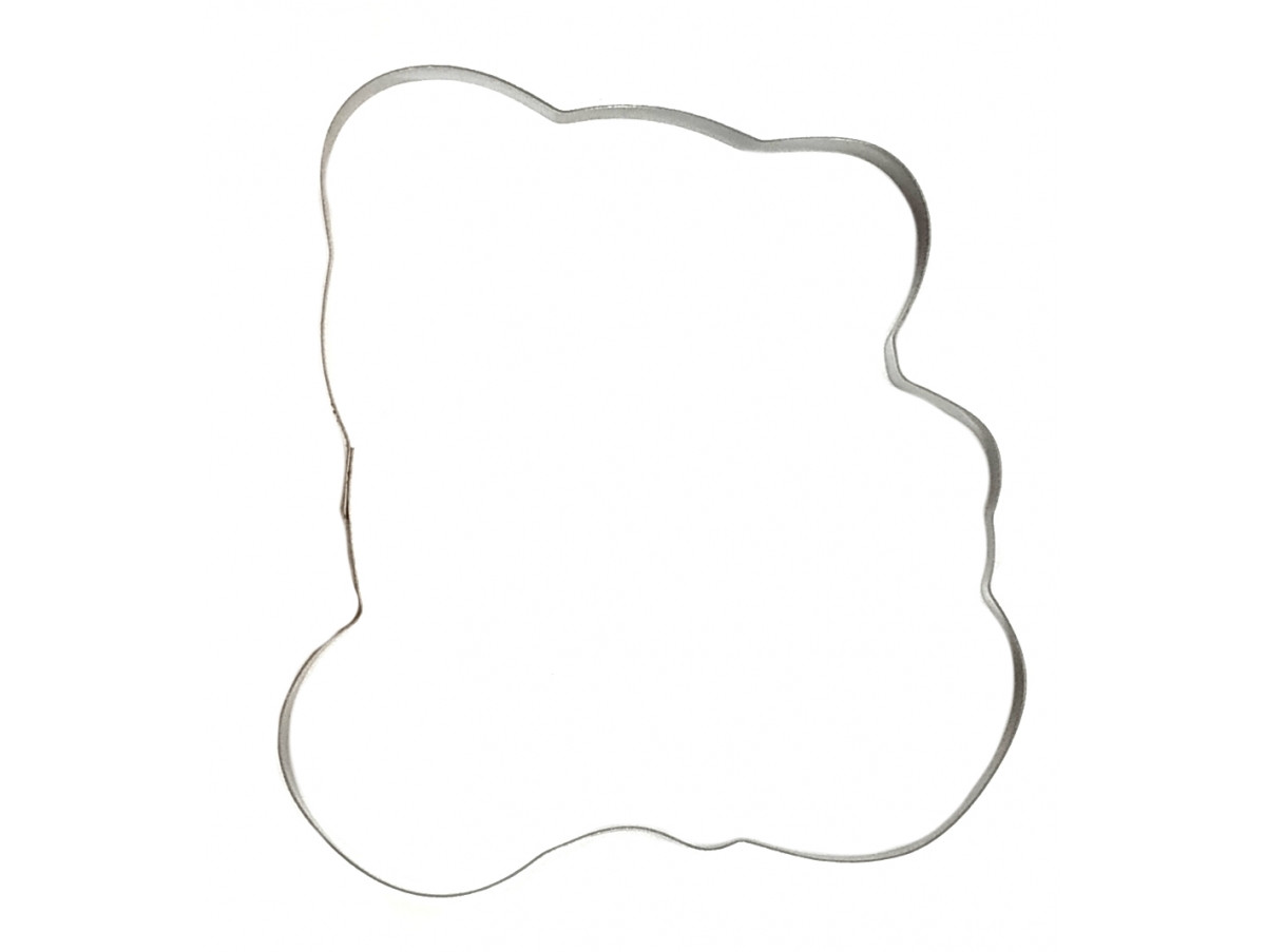 Вирубка для пряників "Ведмедик з серцем" 1шт.