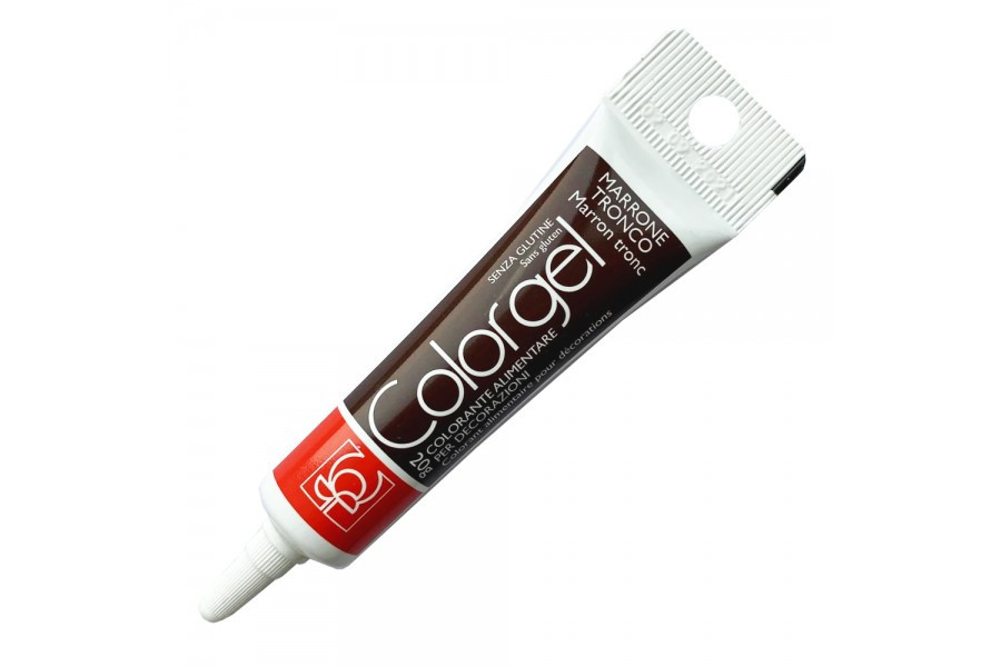 Барвник гелевий Коричневий (marrone tronco) Modecor 20 мл (не фарбує руки)