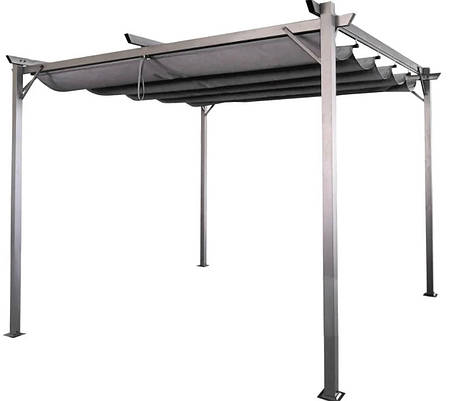 Пергола навіс для тераси 3х3 м Anthracite/Grey Sprint Hardmaister, фото 1