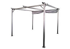 Пергола навіс для тераси 3х3 м Anthracite/Grey Sprint Hardmaister, фото 2