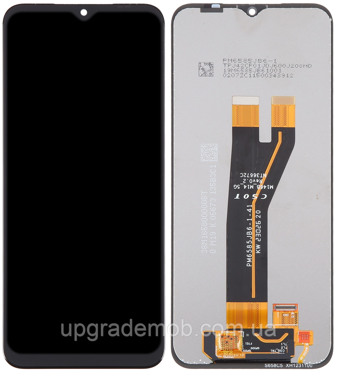Дисплей модуль тачскрин Samsung M146 Galaxy M14 чорний оригінал сервісне паковання GH82-29133A