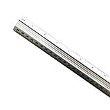 Алюмінієва лінійка 30 см. з сантиметровою та дюймовою шкалою, фото 2