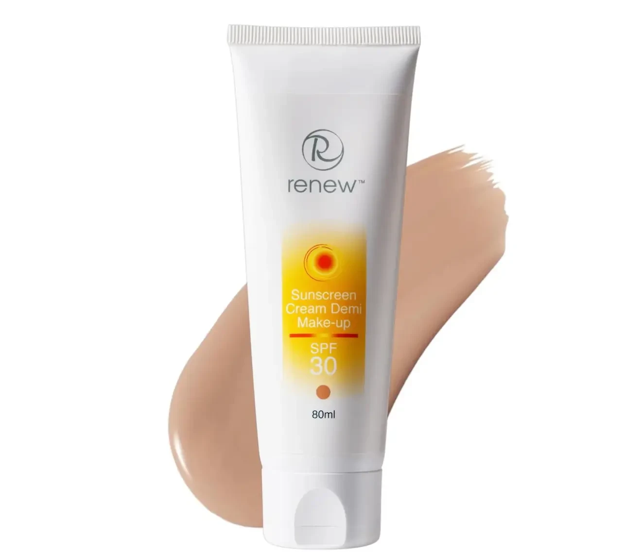 Сонцезахисний тональний крем-антиоксидант SPF-30 Renew Whitening Sunscreen cream SPF-30 80 мл