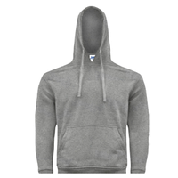 Светр-кенгуру (Худі) з капюшоном, сірий (меланж) JHK