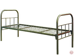 Ліжко металеве полуторка з металевими спинками під замовлення