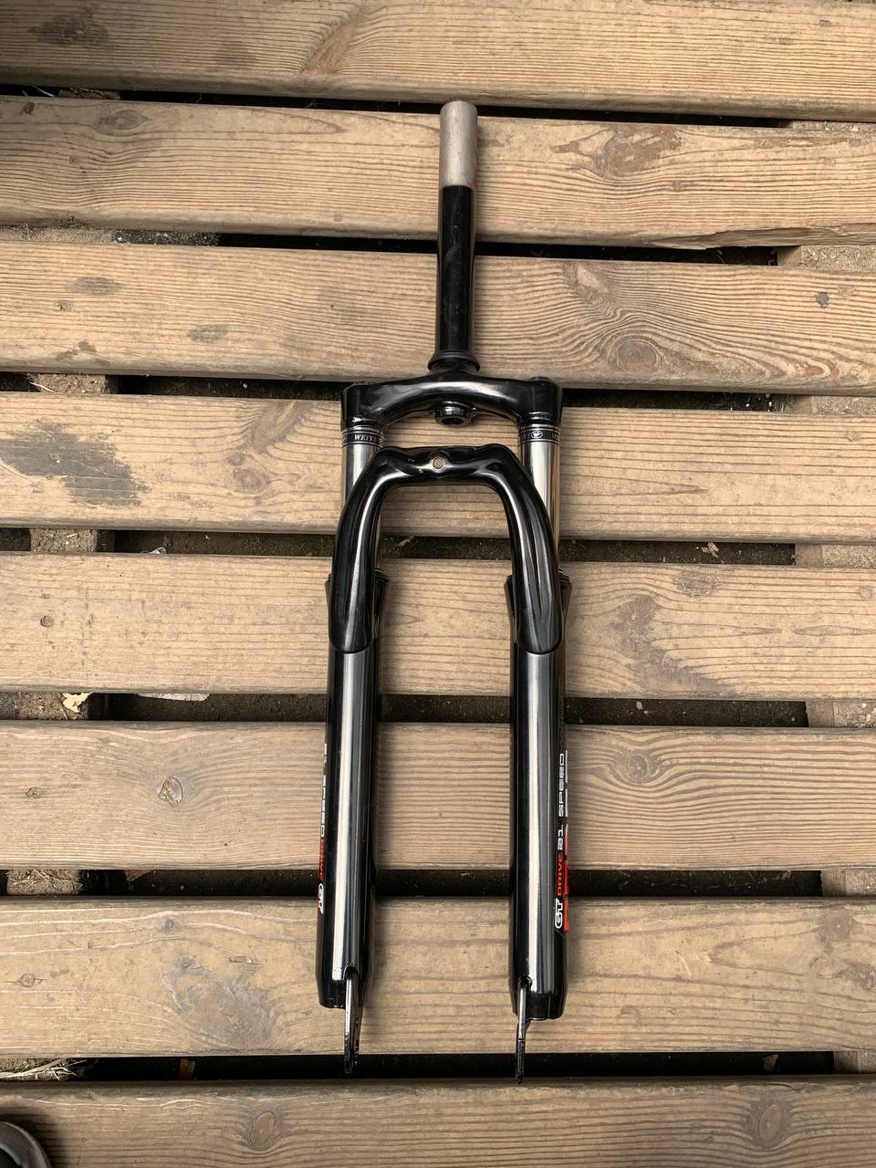 Вилка на велосипед 26 под дисковый тормоз CORSO СТ V-brake Безрезьбовая ...