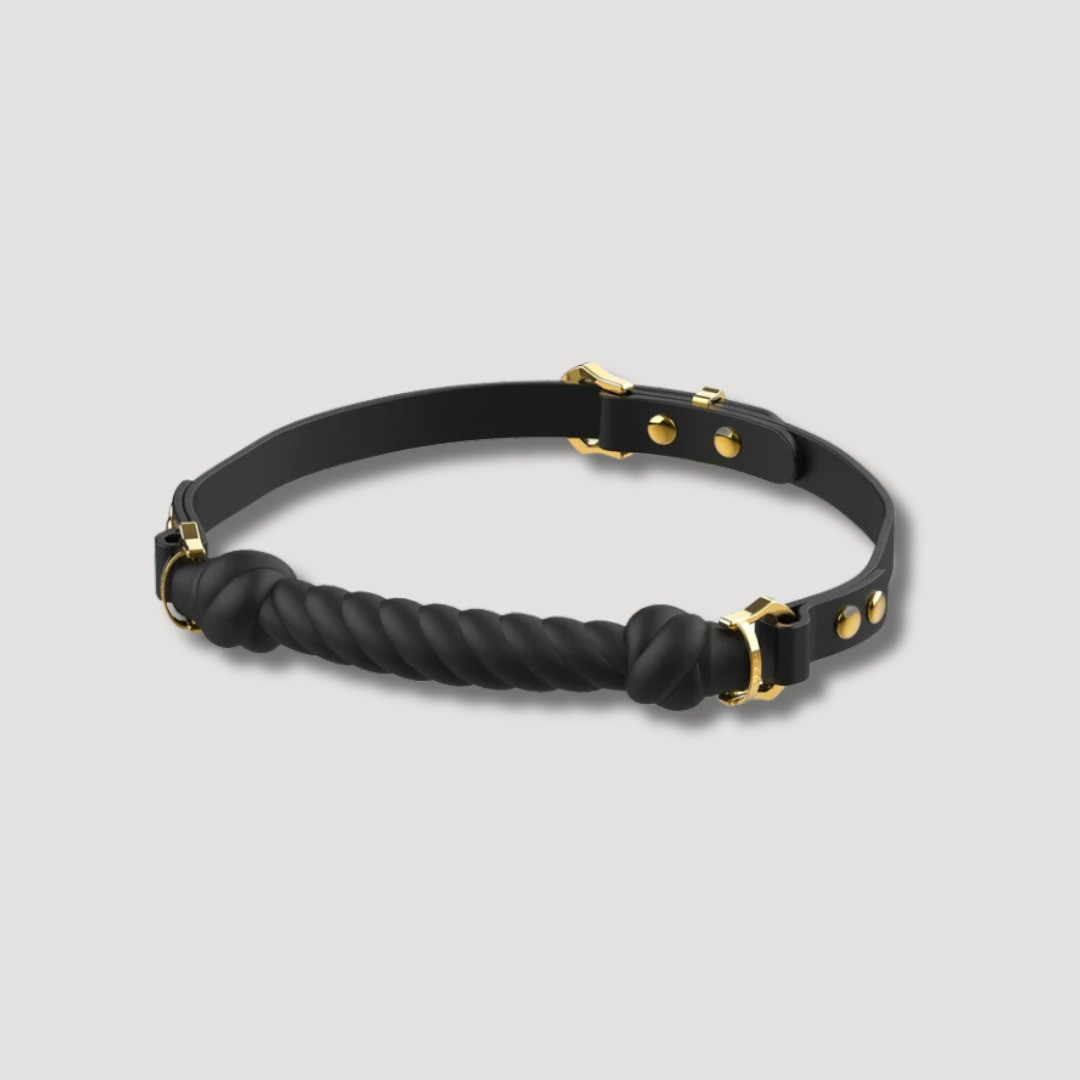 Капелюх у формі джгута UPKO Desire for Mouth Bondage Collection, чорний, фото 1