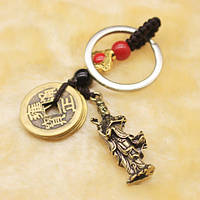Брелок Фен Шуй Гуань Інь + 5 монет