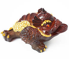 Чайна іграшка Жаба багатства Червона середня