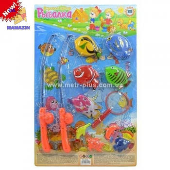 Рыбалка 9 рыбок, 2 удочки M0044 G-Rich