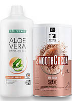 Набір LR Алое персик питний гель ЛР. коктейль шоколад