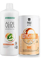 Набір LR Алое персик питний гель ЛР. коктейль карамель