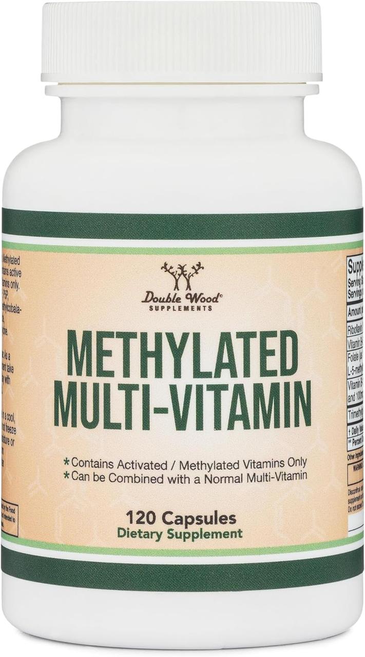 Double Wood Methylated Multivitamin /  Мультивітаміни метильовані 120 капсул
