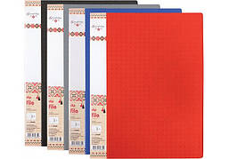 Папка з боковим притиском Optima Вишиванка, асорті