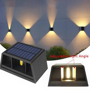 Вуличний світильник настінний на сонячній батареї Solar Wall Lamp HS-8032 садовий ліхтар вуличний для дачі (ST)