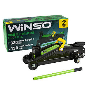 Домкрат гідравлічний підкатний Winso 2т 130-330мм картон 7кг, фото 1