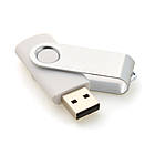 Флеш накопичувач USB 8ГБ БІЛИЙ (під нанесення) 0801-4-8GB | Юсб флешка, фото 8