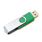 Флеш накопичувач USB 64ГБ ЗЕЛЕНИЙ (під нанесення) 0801-7-64GB | Юсб флешка, фото 10