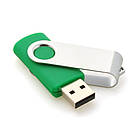 Флеш накопичувач USB 64ГБ ЗЕЛЕНИЙ (під нанесення) 0801-7-64GB | Юсб флешка, фото 8