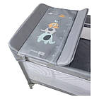 Ліжко-манеж дитяче FreeON з другим ярусом Elephants, фото 5