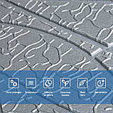 Панель 3D 700х700х6мм Срібло SW-00001951, фото 4