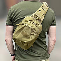 Сумка тактична з ременем через плече, Cordura, Yakeda, Тактична сумка на груди