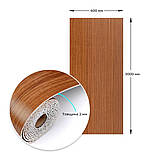 Самоклеюча вініловая плитка в рулоні 0,6*3m*2мм Мат SW-00002058, фото 3