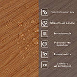 Самоклеюча вініловая плитка в рулоні 0,6*3m*2мм Мат SW-00002058, фото 5