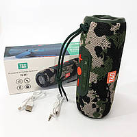 Портативна колонка Bluetooth TG341 зі шнурком, акумуляторна колонка для музики. Колір: камуфляж