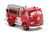 Тачки Пожежна машина Поливайка Ред Шланг Red Firetruck Cars Дісней мультфільм Pixar металеві машинки, фото 3