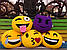Подушка — іграшка Емодзі Emoji Смайл Ostik ручної роботи, фото 5