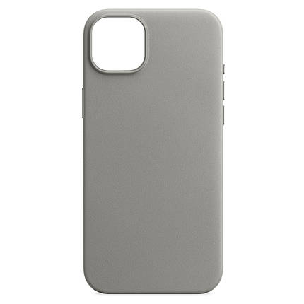 Чохол накладка ArmorStandart FAKE Leather для Apple iPhone 15 Plus Grey (ARM76295), фото 1