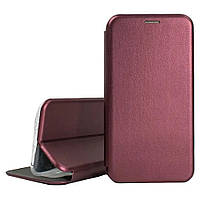Чохол-книжка Оригінал Motorola Moto G54 (Бордовий)