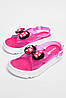 Босоніжки дитячі для дівчинки темно-рожевого кольору 182225P, фото 2