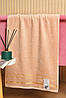 Рушник для обличчя махровий бежевого кольору 181808P, фото 2