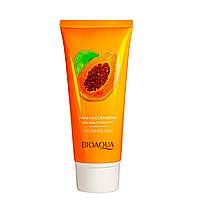 Пінка для вмивання Bioaqua Papaya Cleansing з екстрактом папаї 100 мл