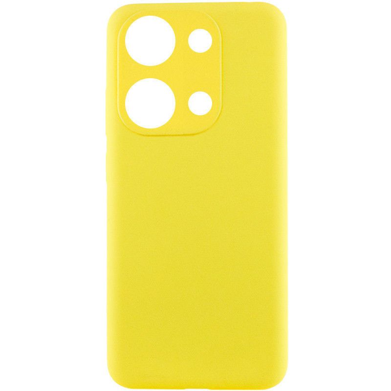 Чохол Silicone Cover Lakshmi Full Camera (AAA) для Xiaomi Redmi Note 13 4G Жовтий / Yellow