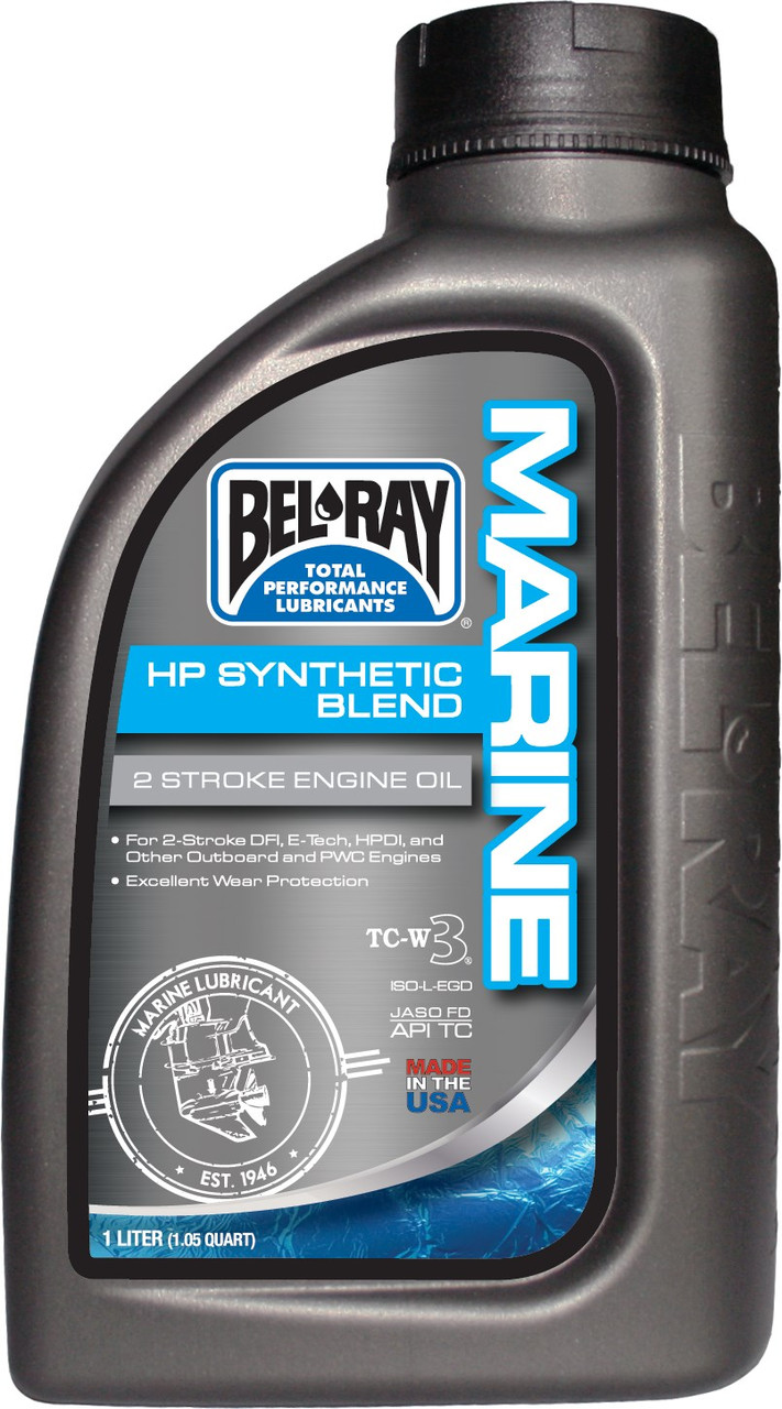 Масло моторне для човнів Bel-Ray Marine HP Syn Blend 2T, 1л
