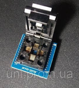 Адаптер колодка для програматора TQFP32 QFP32 LQFP32 в DIP28 YAMACHI Japan, фото 1